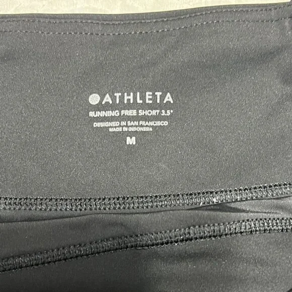 ATHLETA Black Running Free Shorts 3.5" High Rise Size M‎ - Picture 6 of 7